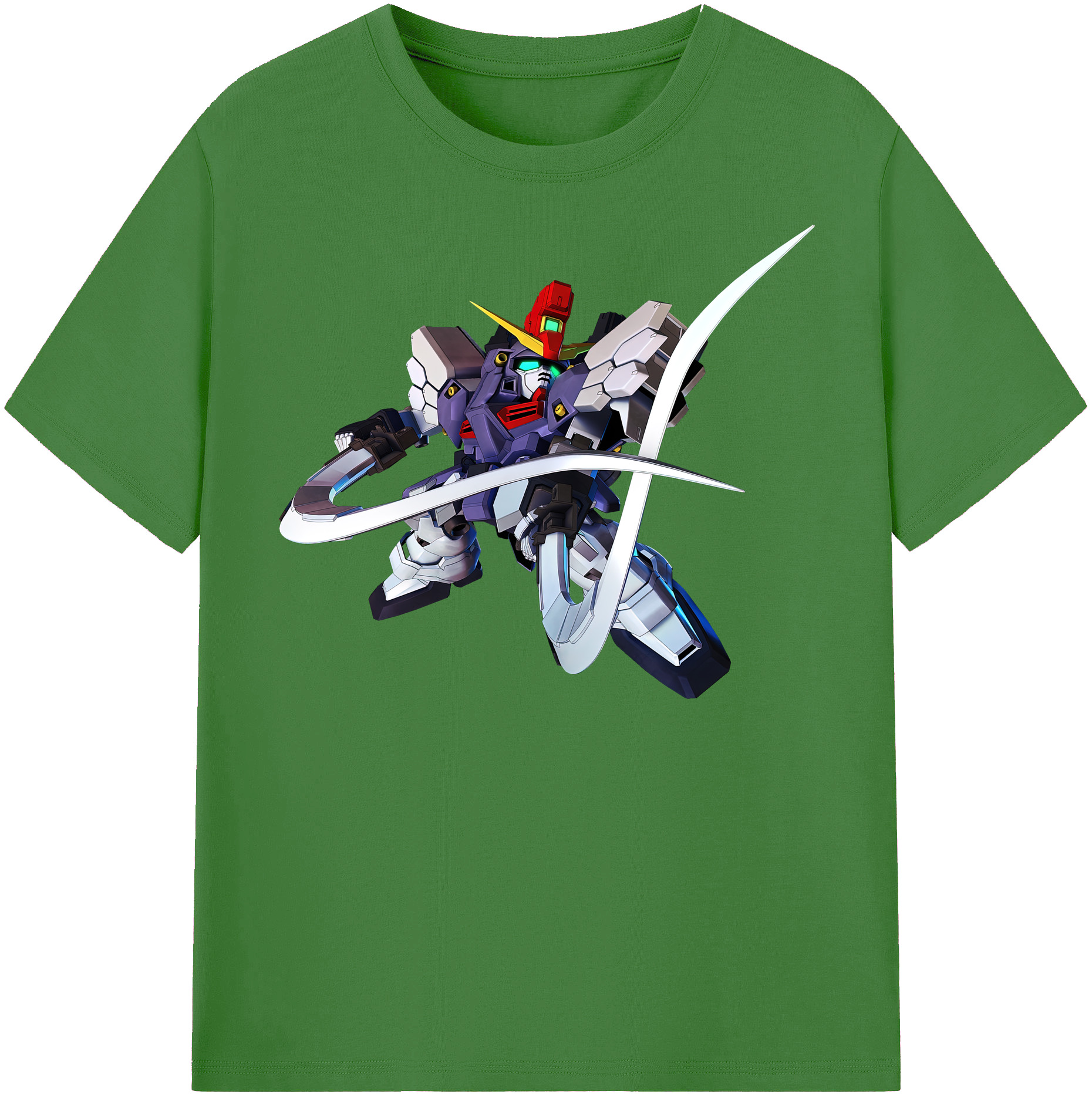 （画像用） 機動戦士ガンダム Mobile Suit Gundam レディースカジュアルプリントTシャツ（綿100％）